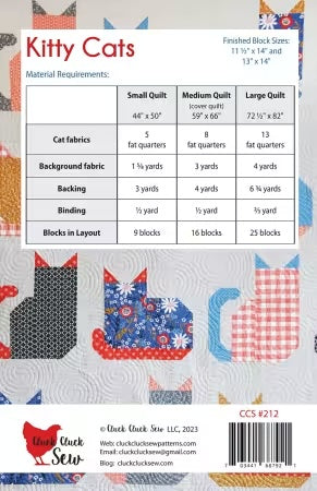 Pattern, Kitty Cats CCS212