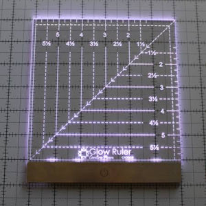 Glow Ruler , 6" by Carolina Moore CM23GR