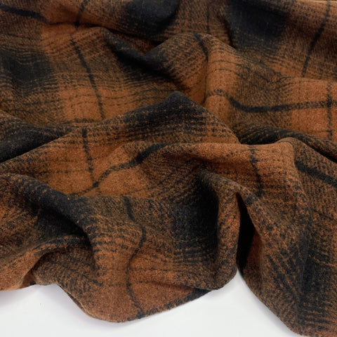 Fabric, Cooper Knit Jacquard Plaid