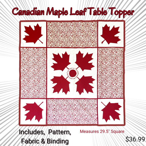 Kit, Canadian Maple Leaf Table Topper