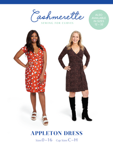 Pattern, Cashmerette Appleton Dress in 2 Sizes