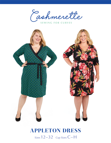 Pattern, Cashmerette Appleton Dress in 2 Sizes