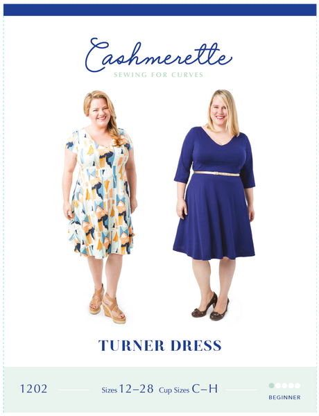 Pattern, Cashmerette Turner Dress in 2 sizes