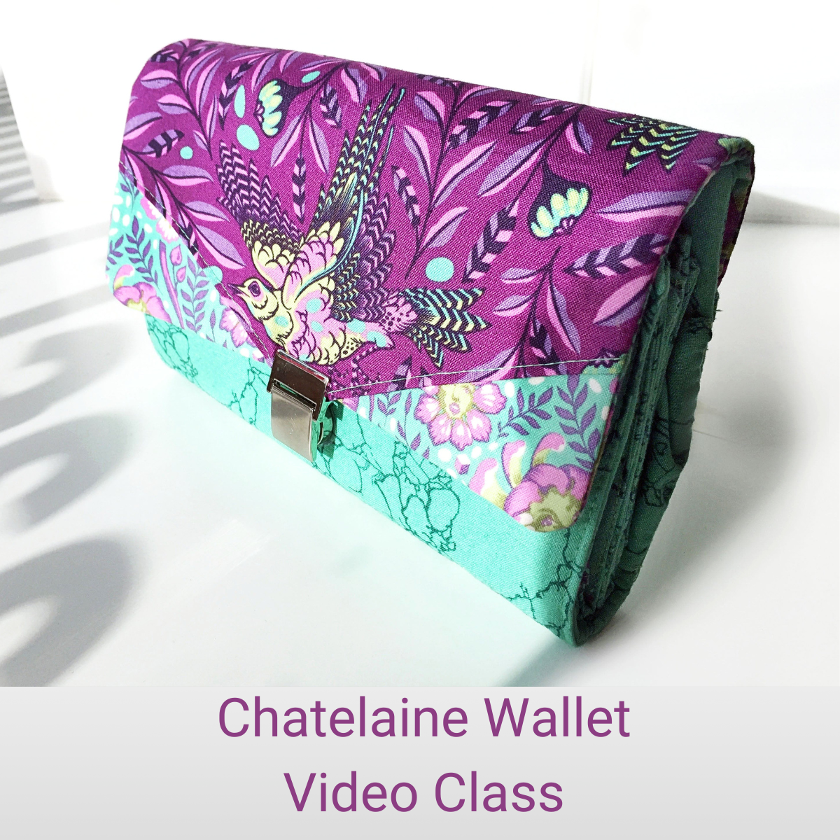 Video Sewing Class, The Chatelaine Multi-Featured Wallet