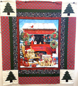 Kit, Christmas Pines Panel Quilt 60" x 67 1/2"