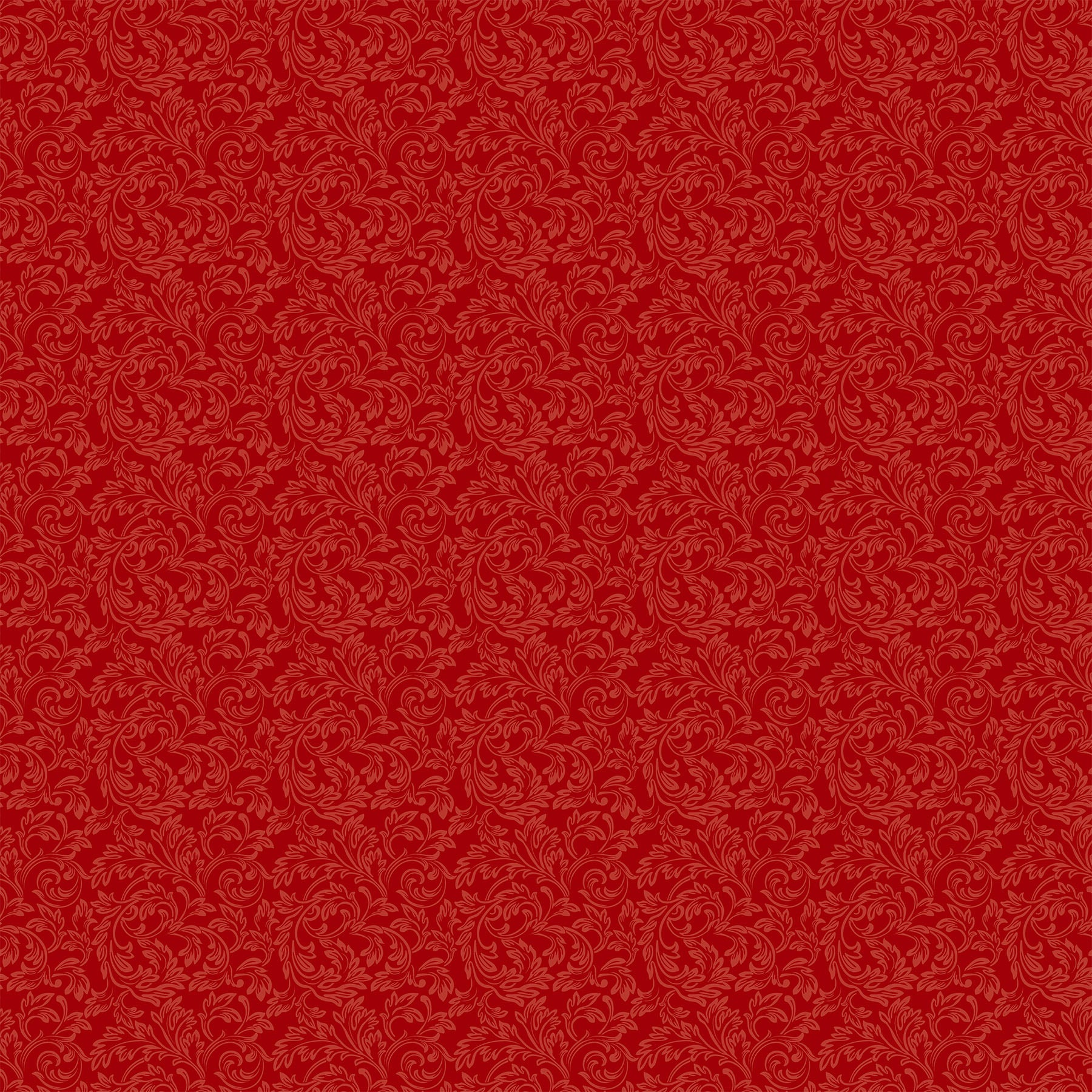 Fabric, Yuletide Traditions Red Scroll DP26112-24