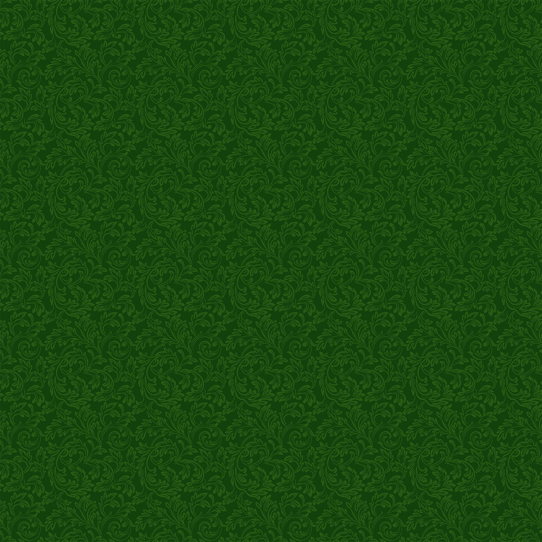 Fabric, Yuletide Traditions Green Scroll DP26112-76