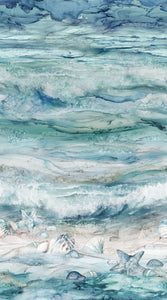 Fabric, Sea Breeze,  Pale Blue Multi DP27096-42