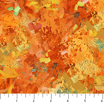 Fabric, Silent Lake, Orange Texture, DP27258-54