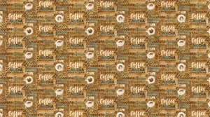 Fabric, Barista, Script, Drark Ochre Multi DP27700-34