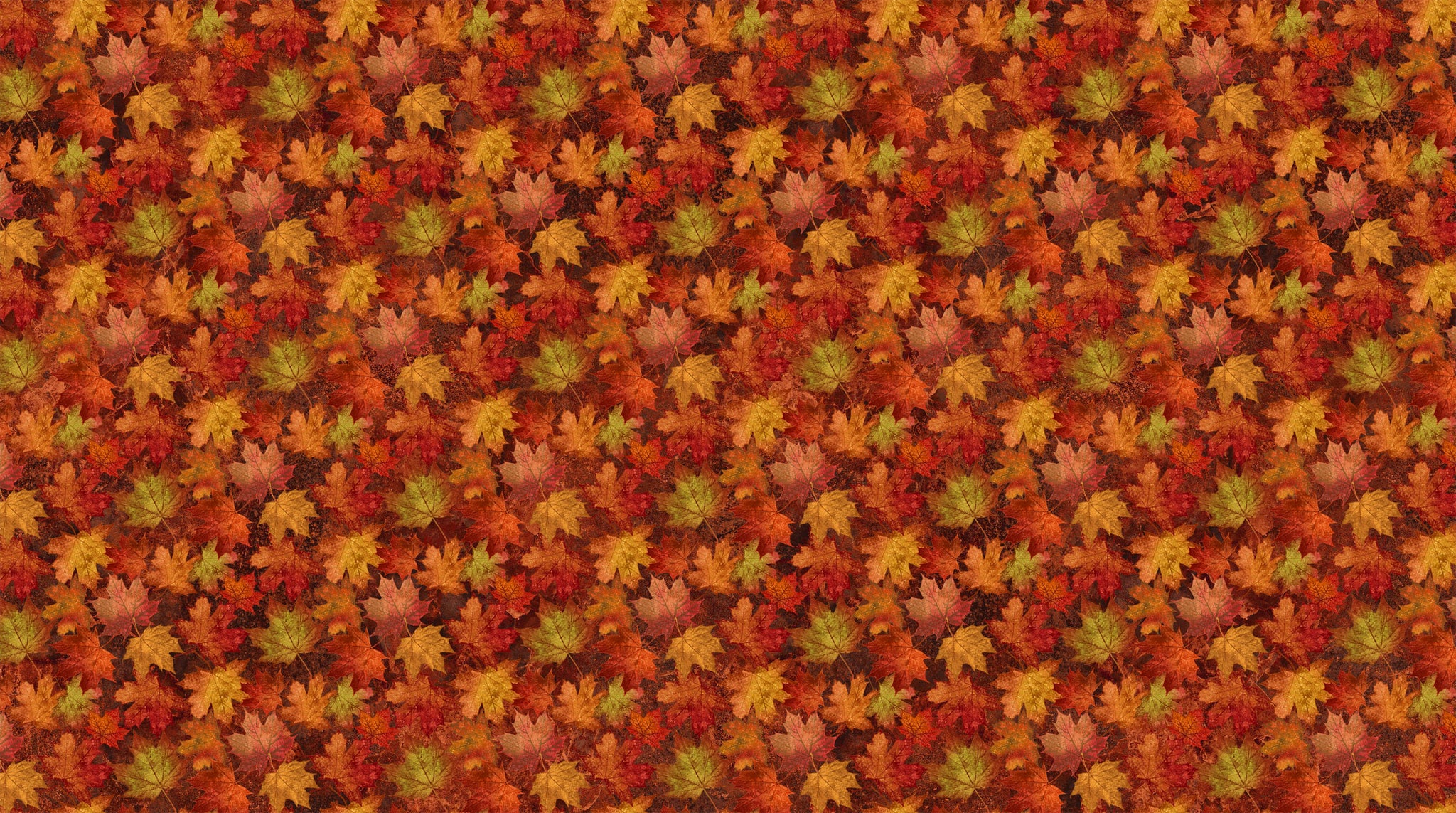 Fabric, Oh Canada 13, Stonehenge Rust Multi Large Leaves DP28083-38