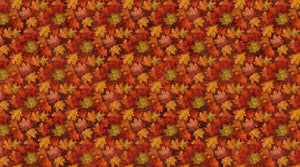 Fabric, Oh Canada 13, Stonehenge Rust Multi Large Leaves DP28083-38