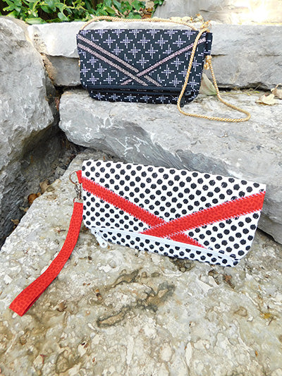 Pattern, Classic Fold-over Clutch ABQ-193
