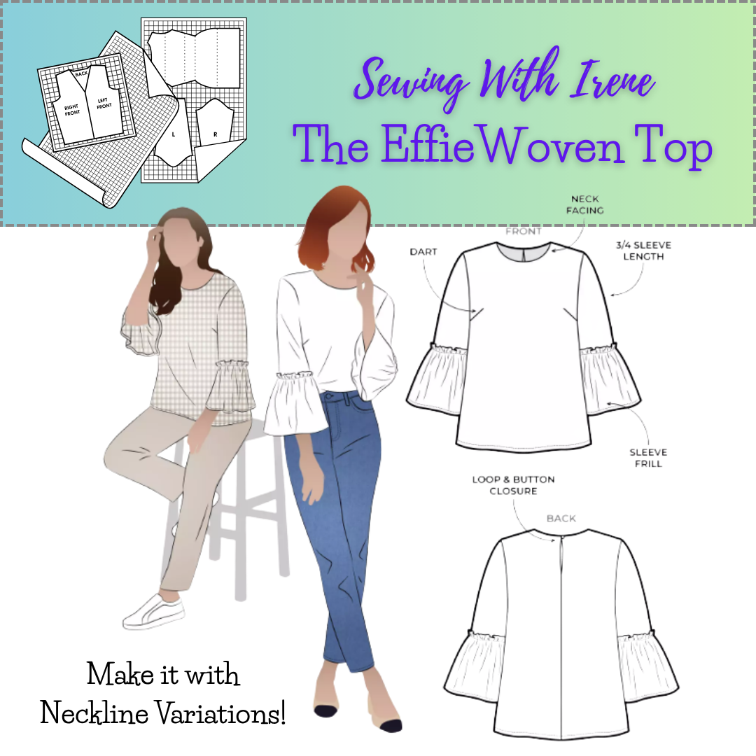 Class, Effie Woven Top - Frills and Feminine Style