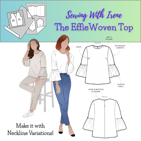 Class, Effie Woven Top - Frills and Feminine Style