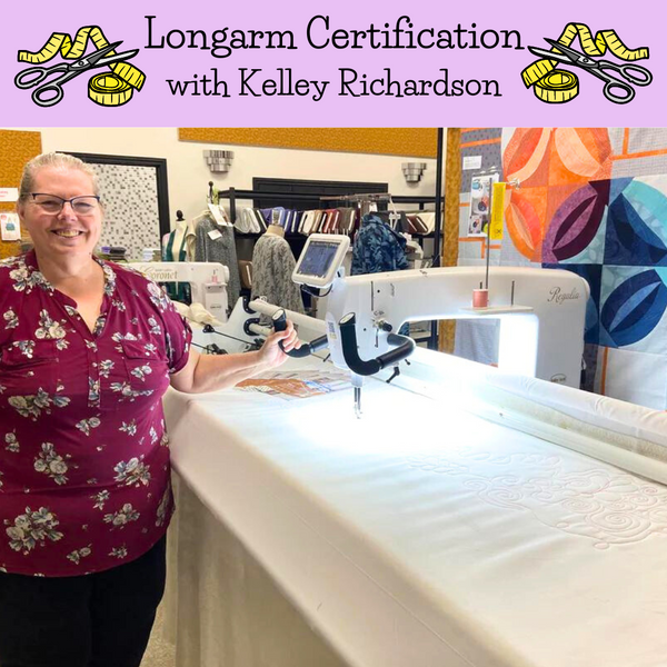 Class, Longarm Frame Certification for Longarm Quilt Use with Kelley Richardson