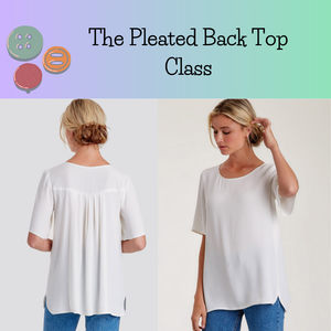 Class, The Pleated Back Top