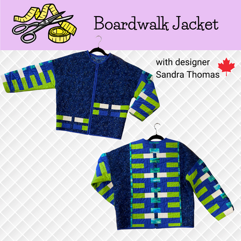 Class, The Boardwalk Quilting Jacket