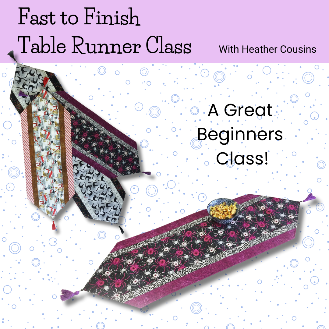 Class, Fast To Finish Table Runner