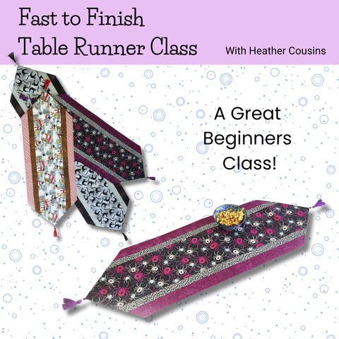 Class, Fast To Finish Table Runner