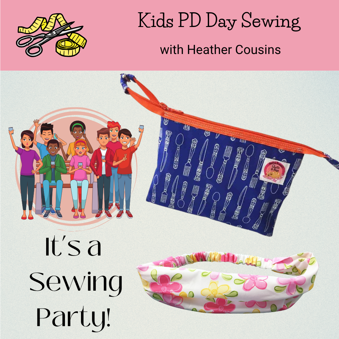 Class, 🧵 Kids PD Day Sewing Camp With Heather ✂️