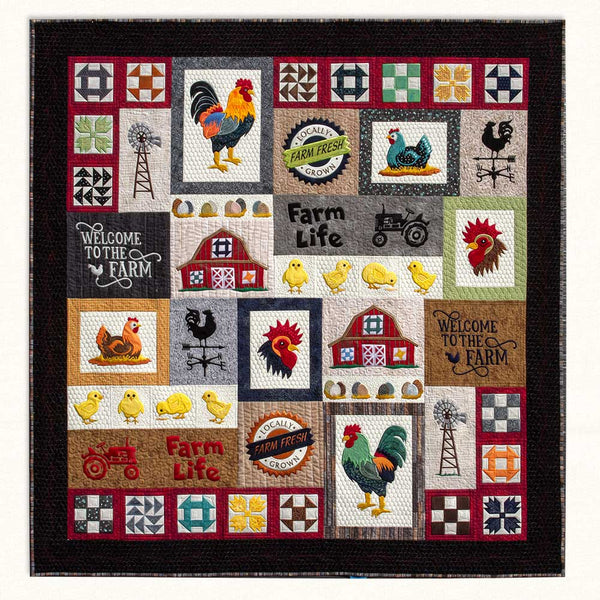Class, Machine Embroidered Quilt