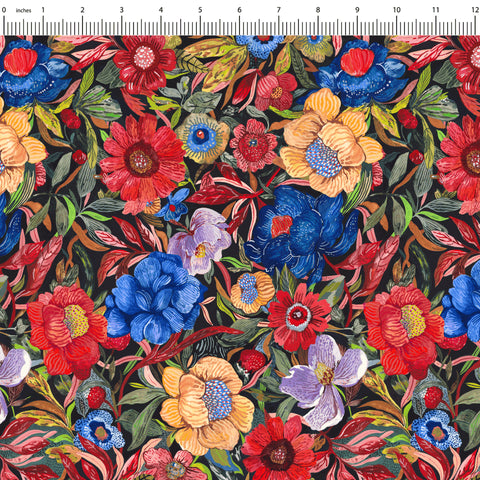 Fabric, A Floral Encounter Collection: Flower Power   06524-04