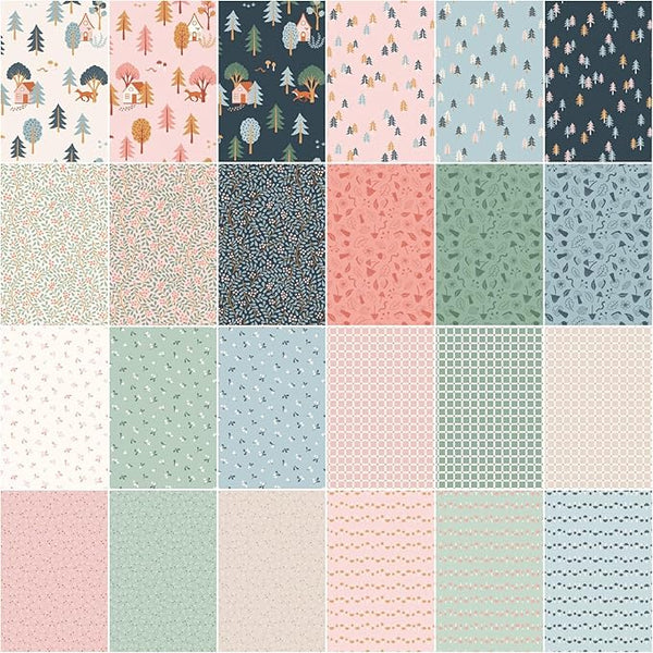 Fabric, Jelly Roll, Riley Blake Designs, Forest Village   RP-15600-40