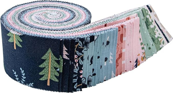 Fabric, Jelly Roll, Riley Blake Designs, Forest Village   RP-15600-40