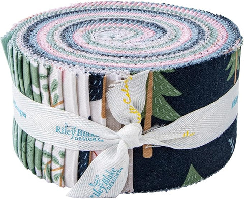 Fabric, Jelly Roll, Riley Blake Designs, Forest Village   RP-15600-40
