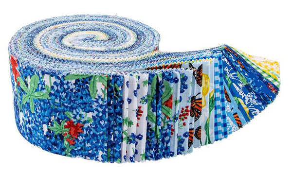 Fabric, Jelly Roll, Riley Blake Designs, Friendship Florals   RP-15840-40