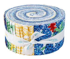 Fabric, Jelly Roll, Riley Blake Designs, Friendship Florals   RP-15840-40