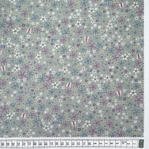 Fabric, Garden Of Flowers, Sage Butterfly 80870-6