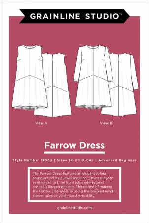 Pattern: Farrow Dress, Sizes 14-30,     # GS1303-1430