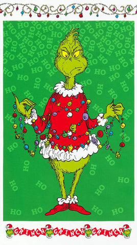 Fabric Panel, How the Grinch Stole Christmas, #120