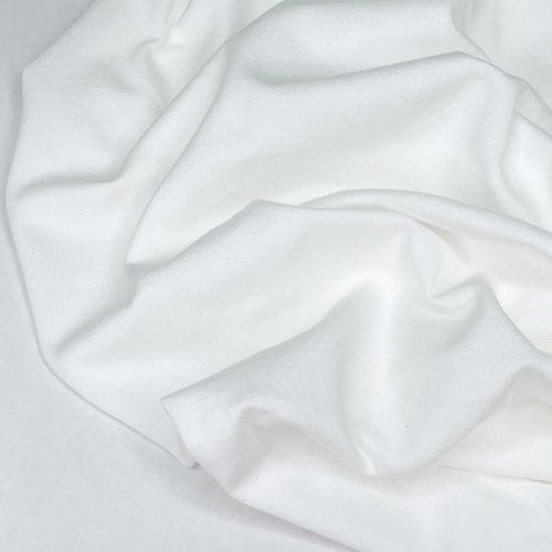 Fabric, Knit Hudson Cotton /TENCEL / Spandex Blend - Ivory