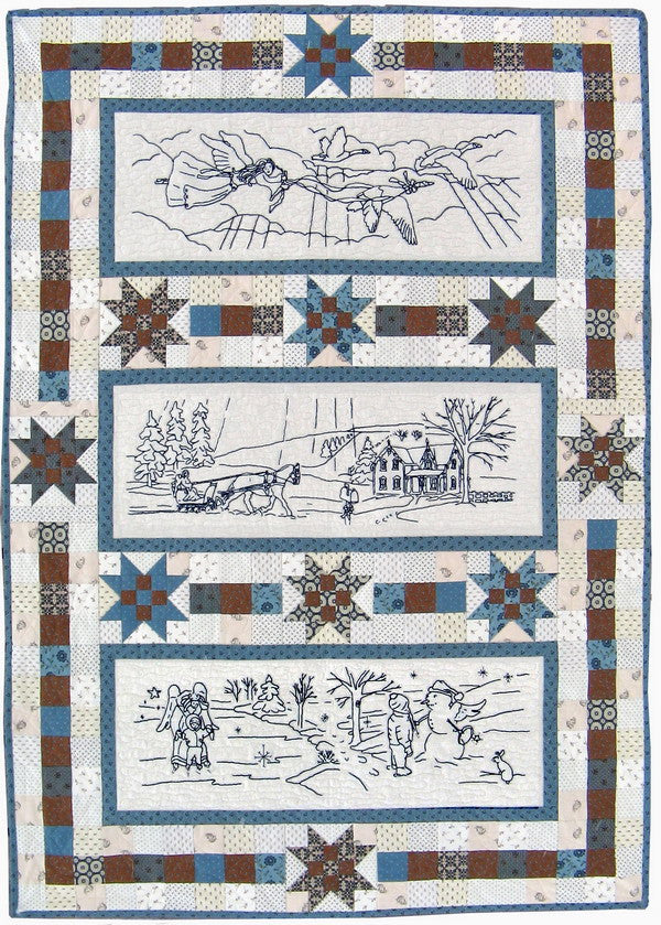 Pattern, Angels Watching Over Me, Lap Quilt or Wall Hanging ABQ-151