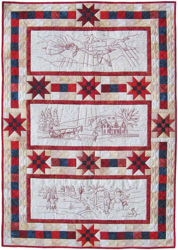 Pattern, Angels Watching Over Me, Lap Quilt or Wall Hanging ABQ-151