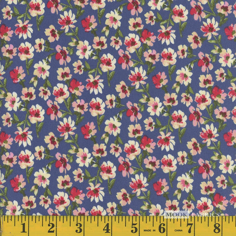 Fabric, DTY Brushed Blue/Fuchsia 123418