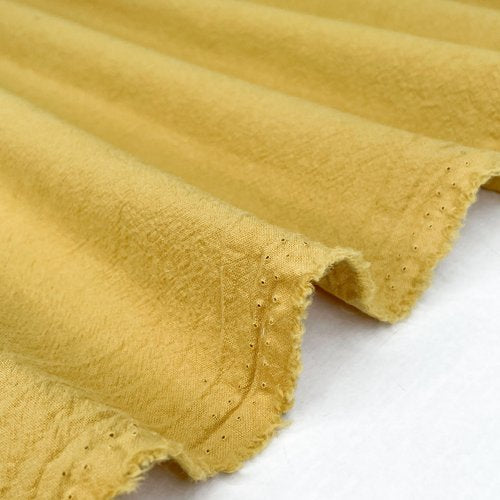 Fabric, Cotton Crepe with Sand Wash Finish , Honey Jubilee2