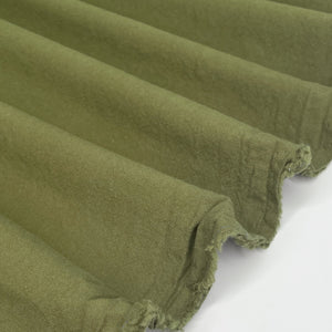 Fabric, Cotton Crepe with Sand Wash Finish , Moss Jubilee3