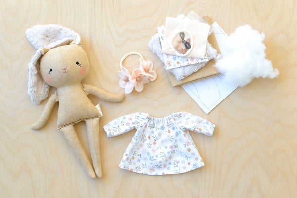Kit, Jeanne Rabbit Doll, 14"