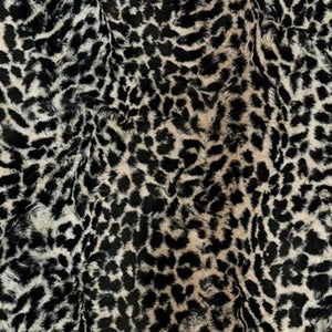 Fabric, Faux Fur Luxe Cuddle Cheetah Embossed Taupe # LCCHEETAHTAU