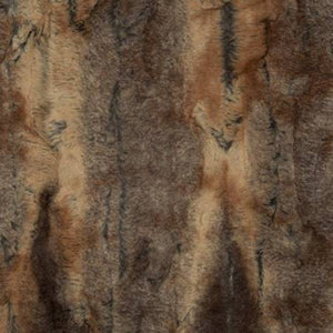 Fabric, Faux Fur, Amber/Taupe Luxe Cuddle Red Fox 10-12yd pcs # LCREDFOXAMBE