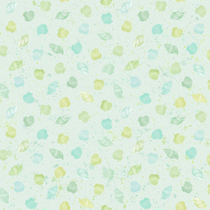 Fabric, Seascape Tossed Shells - Aqua  MAS10674-Q