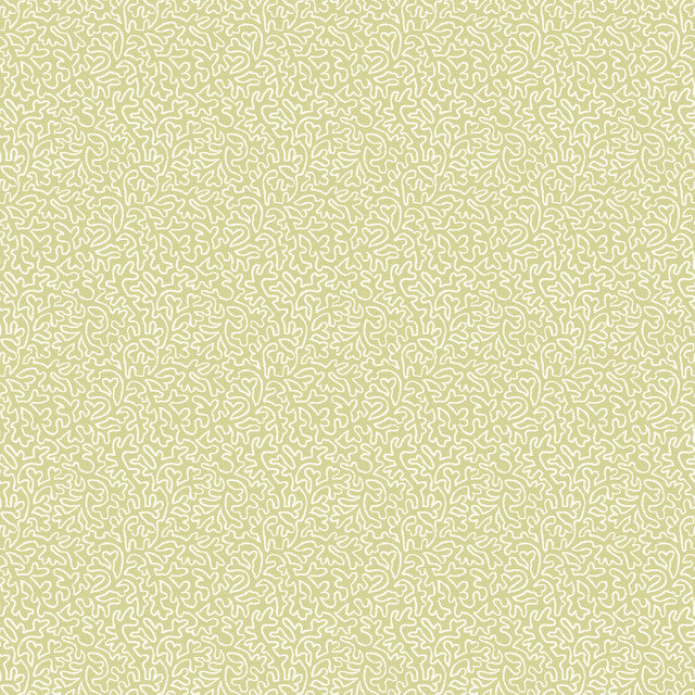 Fabric, Seascape Tiny Coral - Green  MAS10679-G