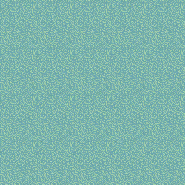 Fabric, Seascape Tiny Coral - Aqua  MAS10679-Q