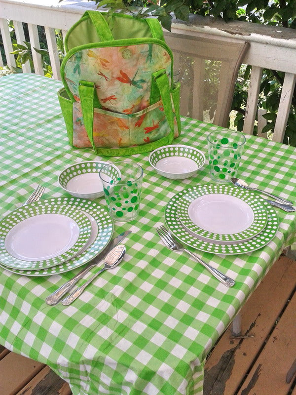 Pattern, Dining Out, Table Service Carrier for Picnics ABQ-164