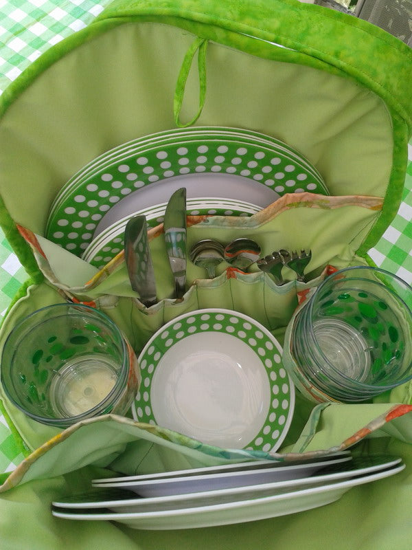 Pattern, Dining Out, Table Service Carrier for Picnics ABQ-164