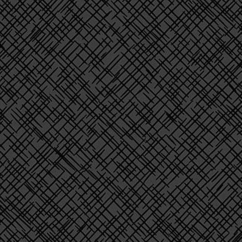 Fabric, Basically Black & White, Grid Black on Black,10015-99
